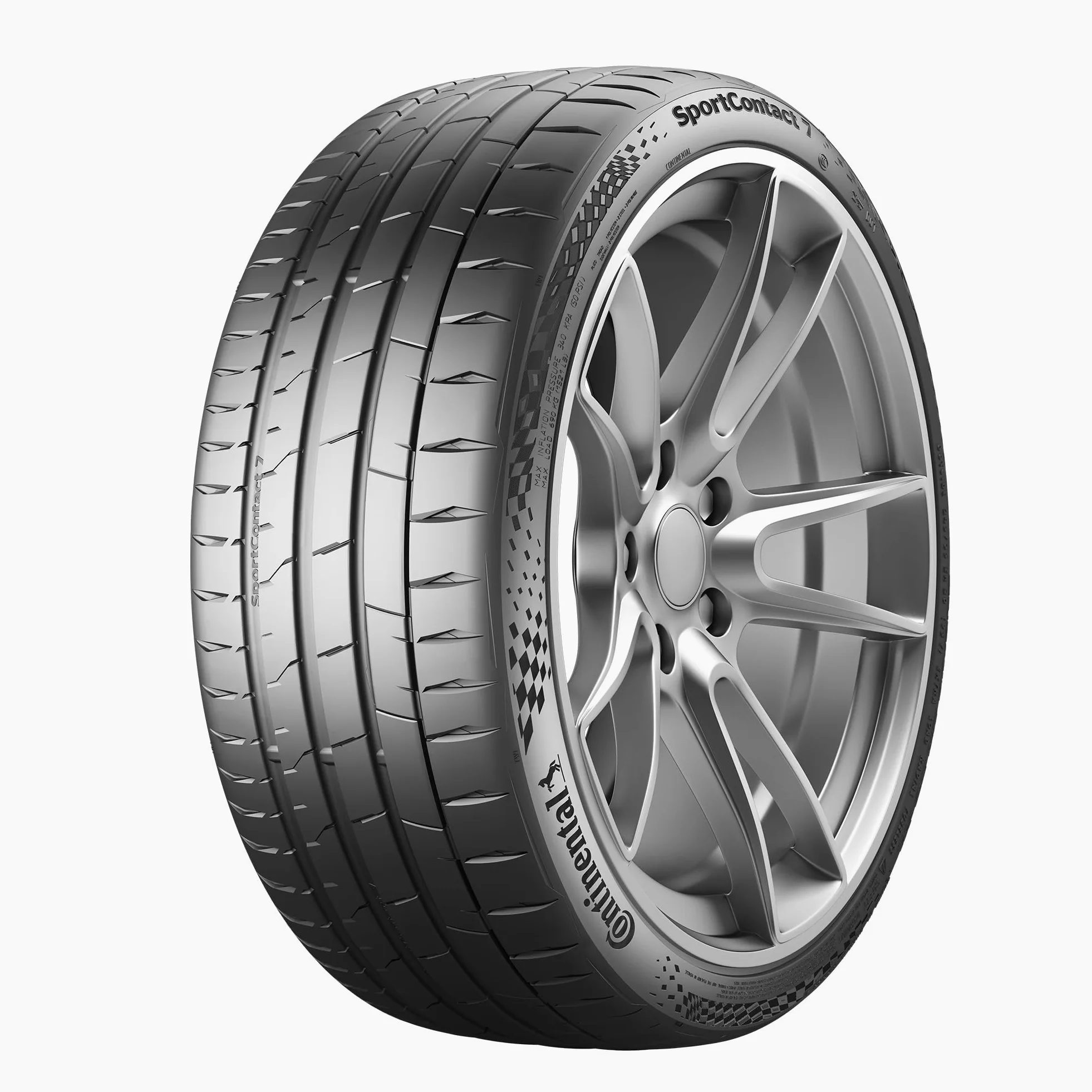 CONTINENTAL - SportContact 7-255/35 ZR 19-96Y/D/A/73dB - pneus d'hiver