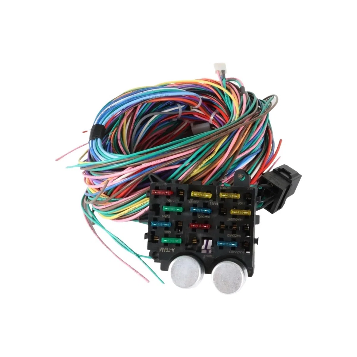 Kit de câblage Gearhead 10 fusibles 12 circuits Compatible pour les pièces de rechange pour moteur de camionnette Chevrolet