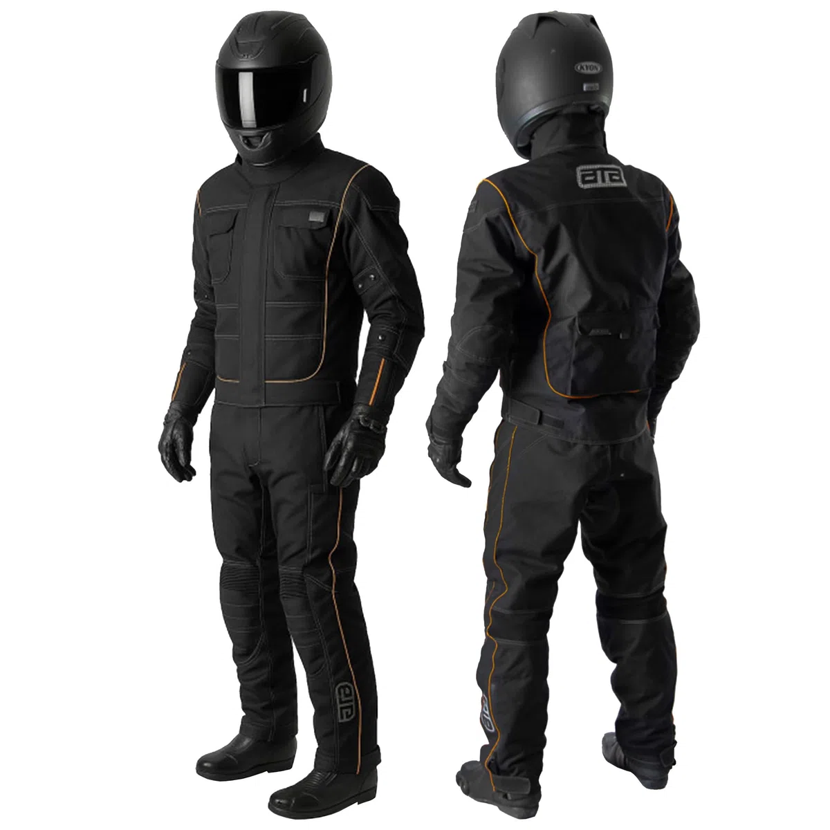 Combinaison de moto en cuir 2 pièces - Combinaison de course de moto en cuir de qualité supérieure - Légère, CE niveau 2