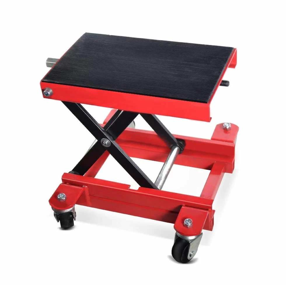 Pont élévateur Chariot pour Moto Custom Custom HR1 Rouge CB11669