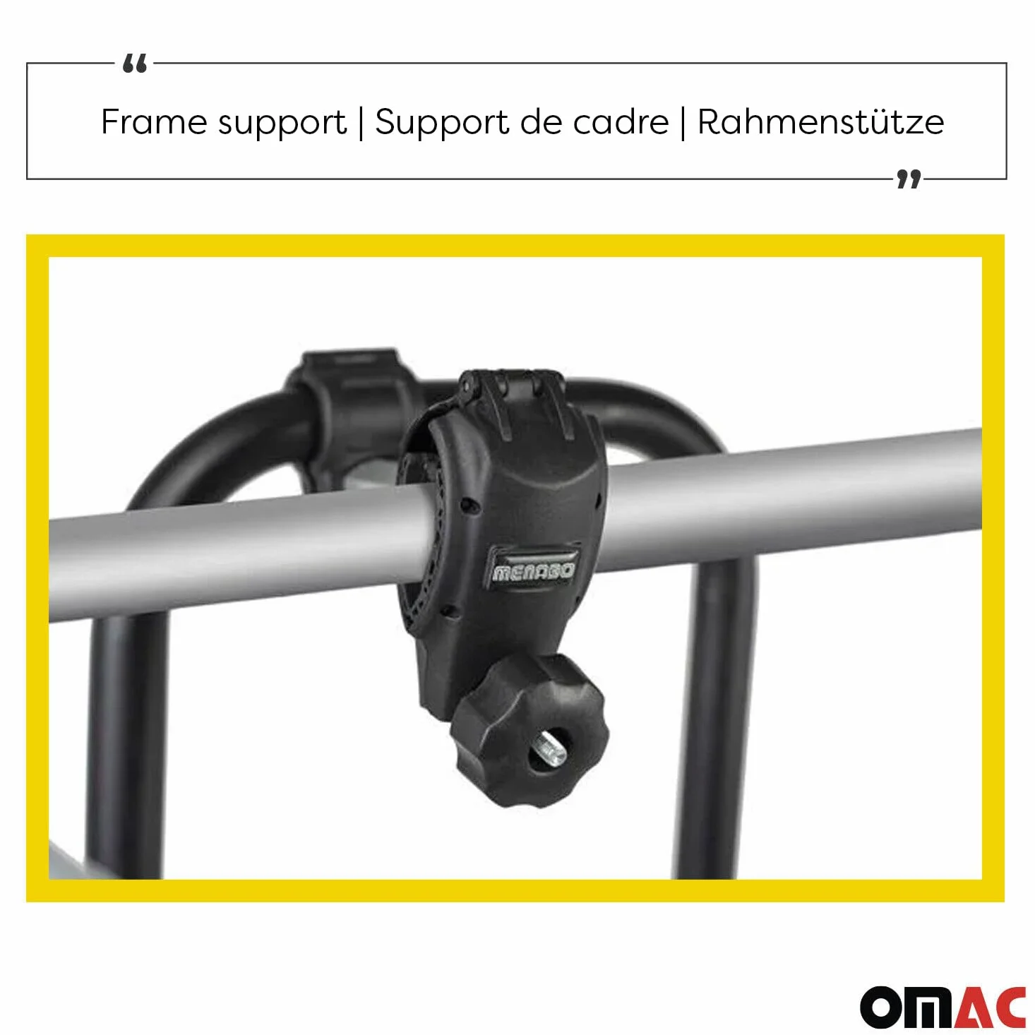 MENABO Porte-vélos sur Hayon pour Opel Mokka 2012-2026 3 Vélos