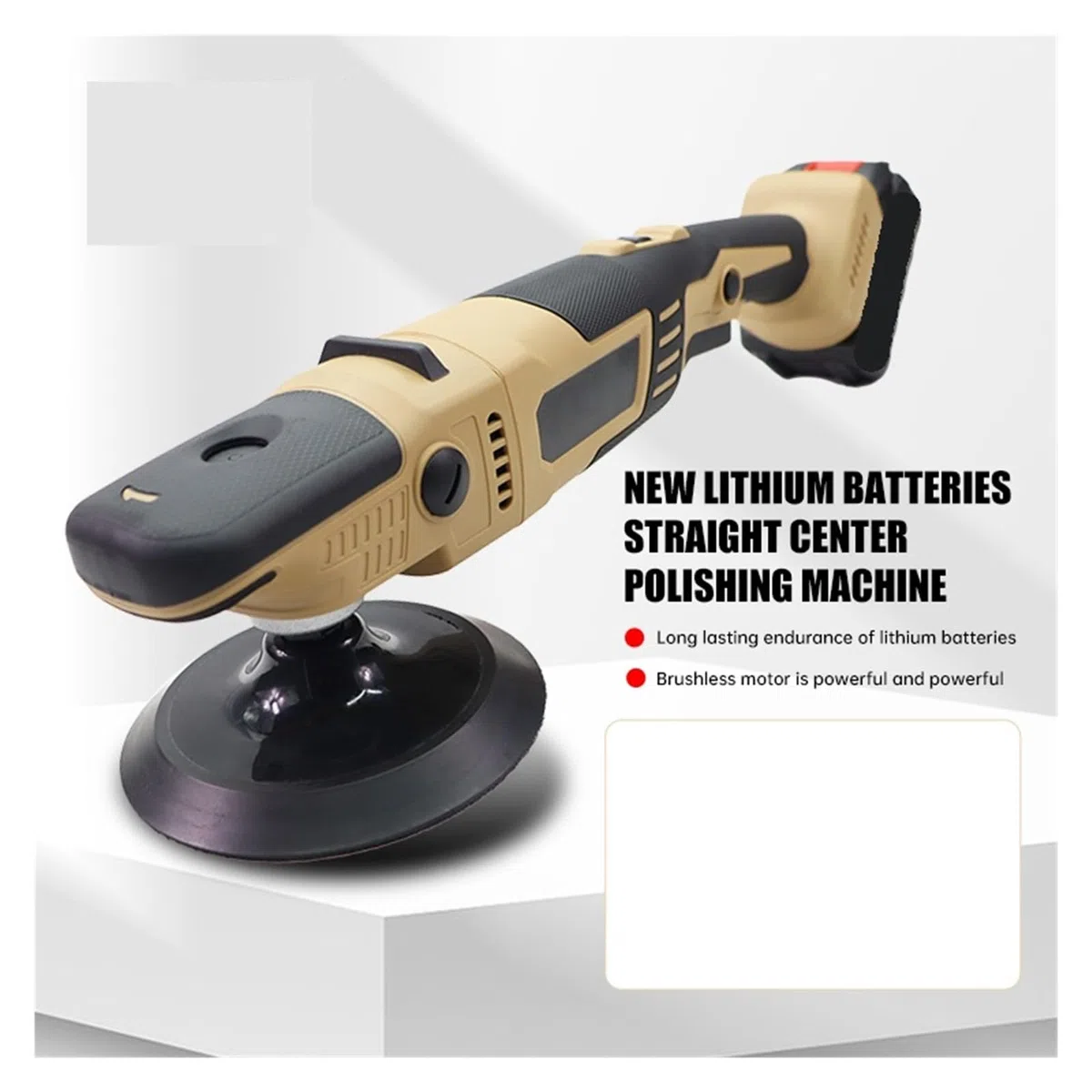 Polisseuse rotative haute vitesse 480 W for voiture (sans batterie), Faibles vibrations