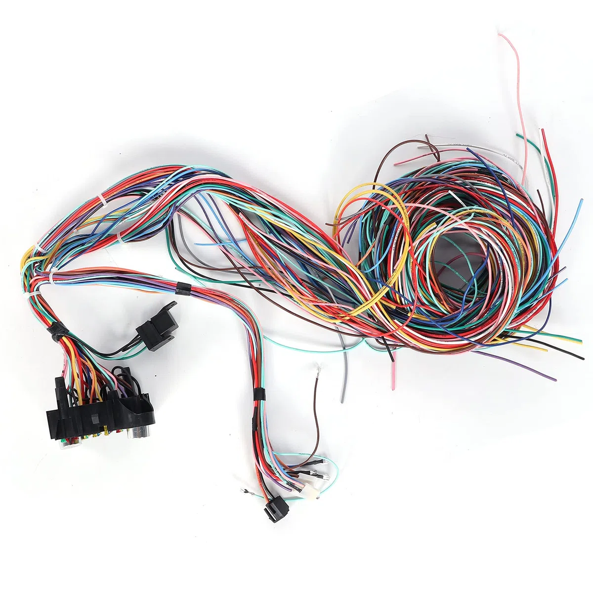 Kit de Faisceau de Câblage 21 Circuits, Accessoire Universel pour Voiture, Camion, Camping-car, Comprend 18 et 21 Circuits avec Fils Longs pour une Installation Facile