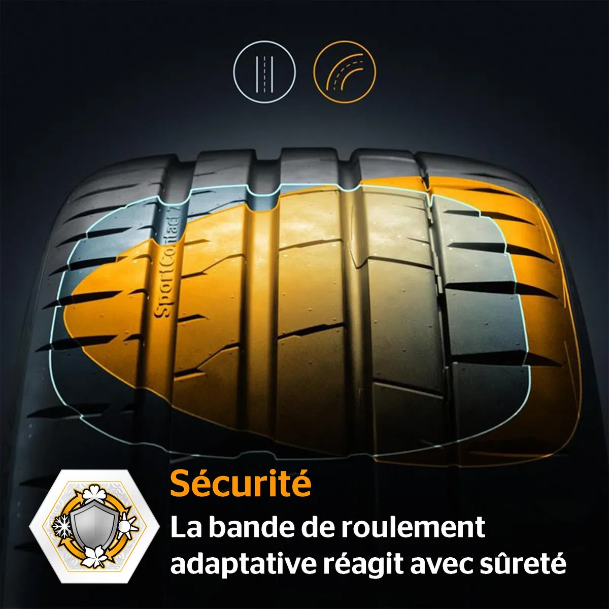 CONTINENTAL - SportContact 7-255/35 ZR 19-96Y/D/A/73dB - pneus d'hiver