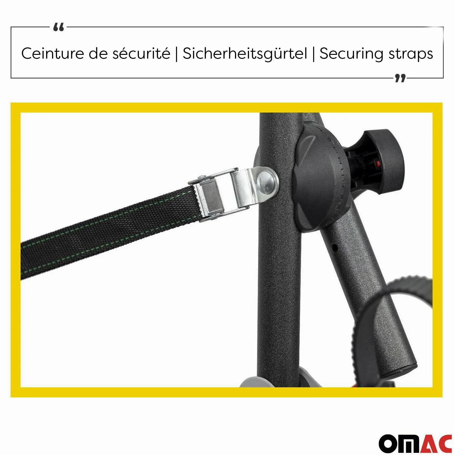 MENABO Porte-vélos sur Hayon pour Opel Mokka 2012-2026 3 Vélos