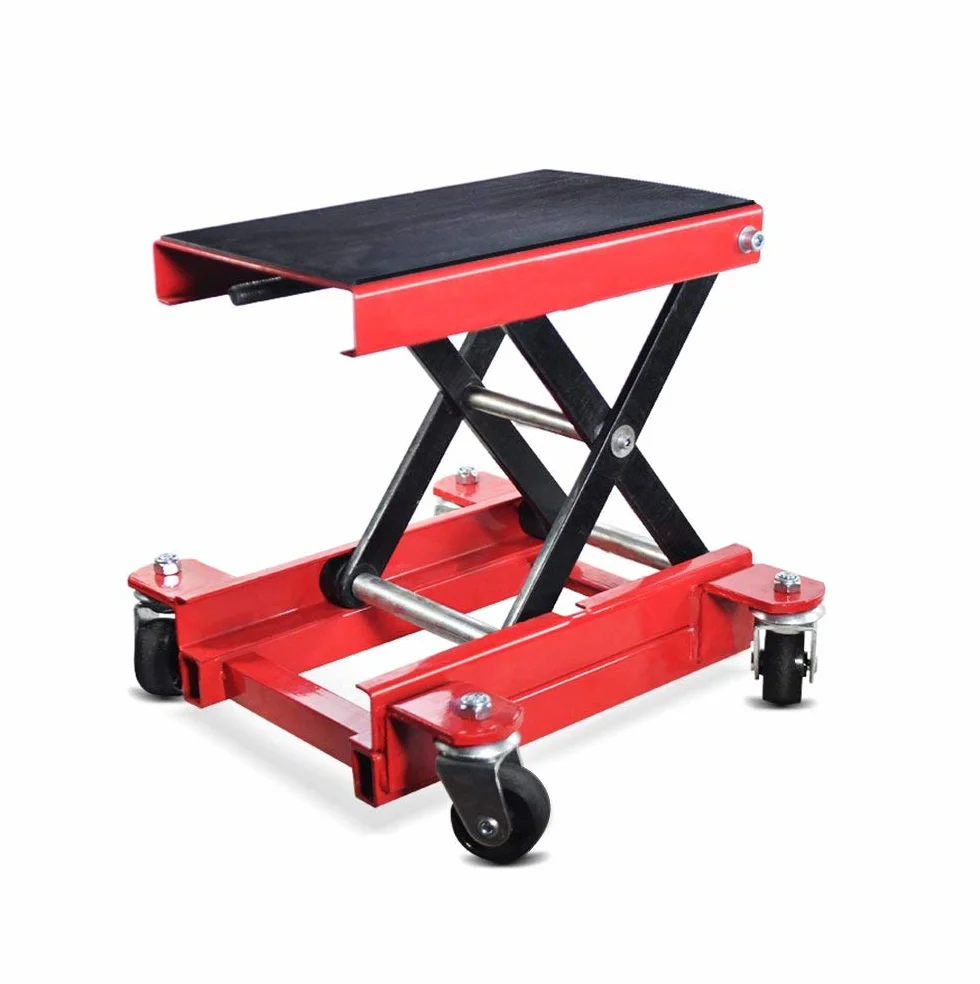 Pont élévateur Chariot pour Moto Custom Custom HR1 Rouge CB11669