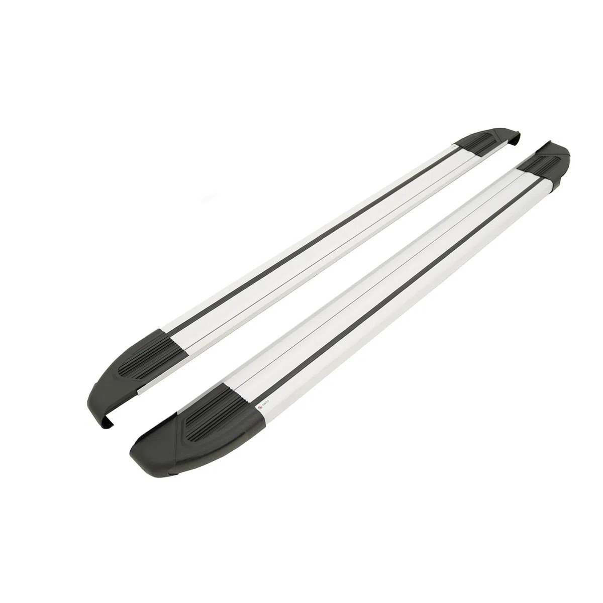 TURTLE Marchepied brillant compatible avec Ford Custom 20122023 / Version longue | GRIS